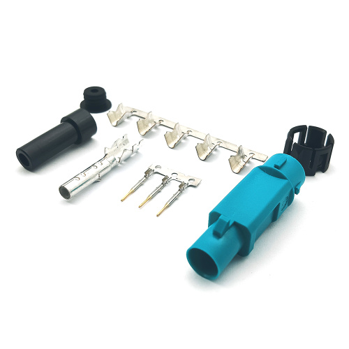 Universal Waterproof Fakra Male Crimp Coaxial Connector