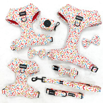 Waterproof Custom Luxury Neoprene Dog Harness Set with XS Size Collar and Leash