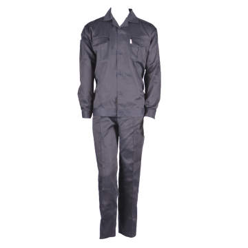 Costume de travail basique bleu pour homme