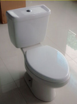 two-piece ceramic stock siphonic fast delivery toilet