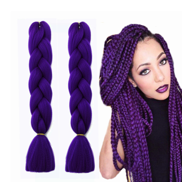 Private Label Synthetic Hair Ombre Braiding Hair Extensions Jumbo Attachments Crochet Braids Synthetic Braiding Hair Extensions