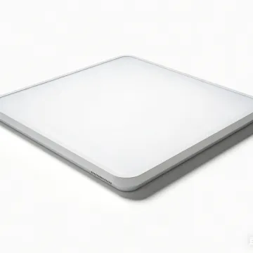 Modern ceiling light with soft glow