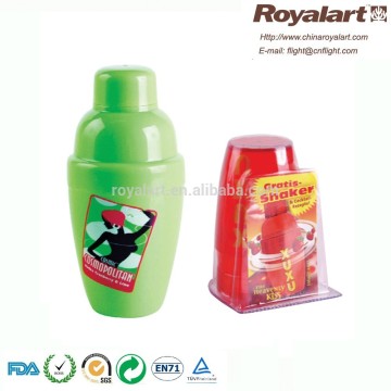 Plastic sport shaker bottle BPA free
