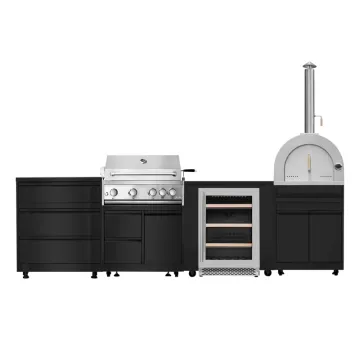 Youya Customized Stainless Steel Outdoor Kitchen Cabinet BBQ Island