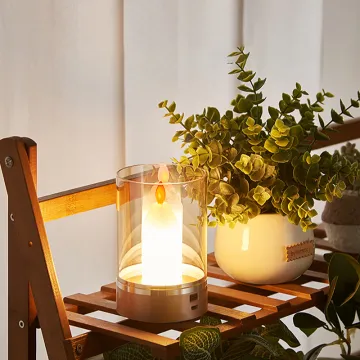 Candle Flame Shaped Tabletop Decoration USB Power Atmosphere LED Smart Home Light