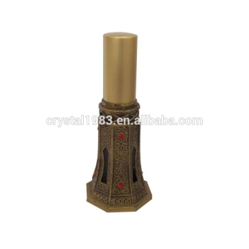 OEM fancy antique plastic shell glass promotion perfume bottle