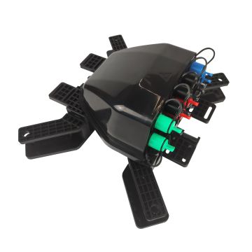 10-Core Optical Splitter Box: Preconnected, Waterproof Fiber Optic Terminal for Network Expansion