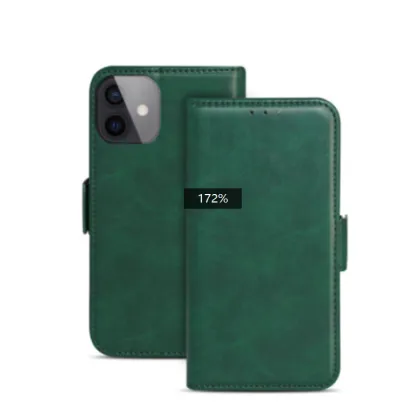 Korean Style Cowhide Leather Phone Case