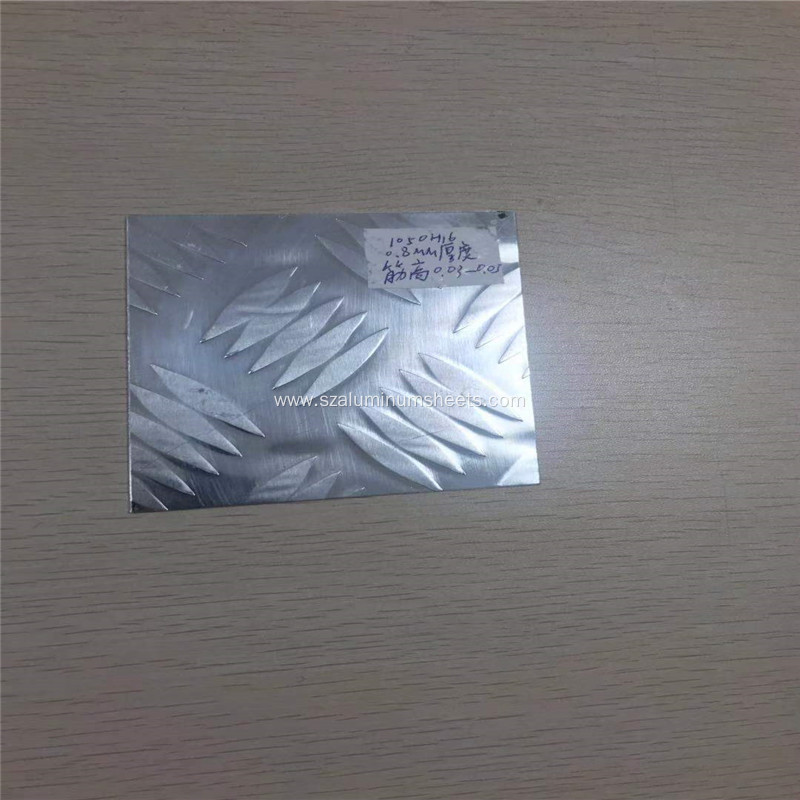 3003 4343 3 bar aluminum brazing pattern plate