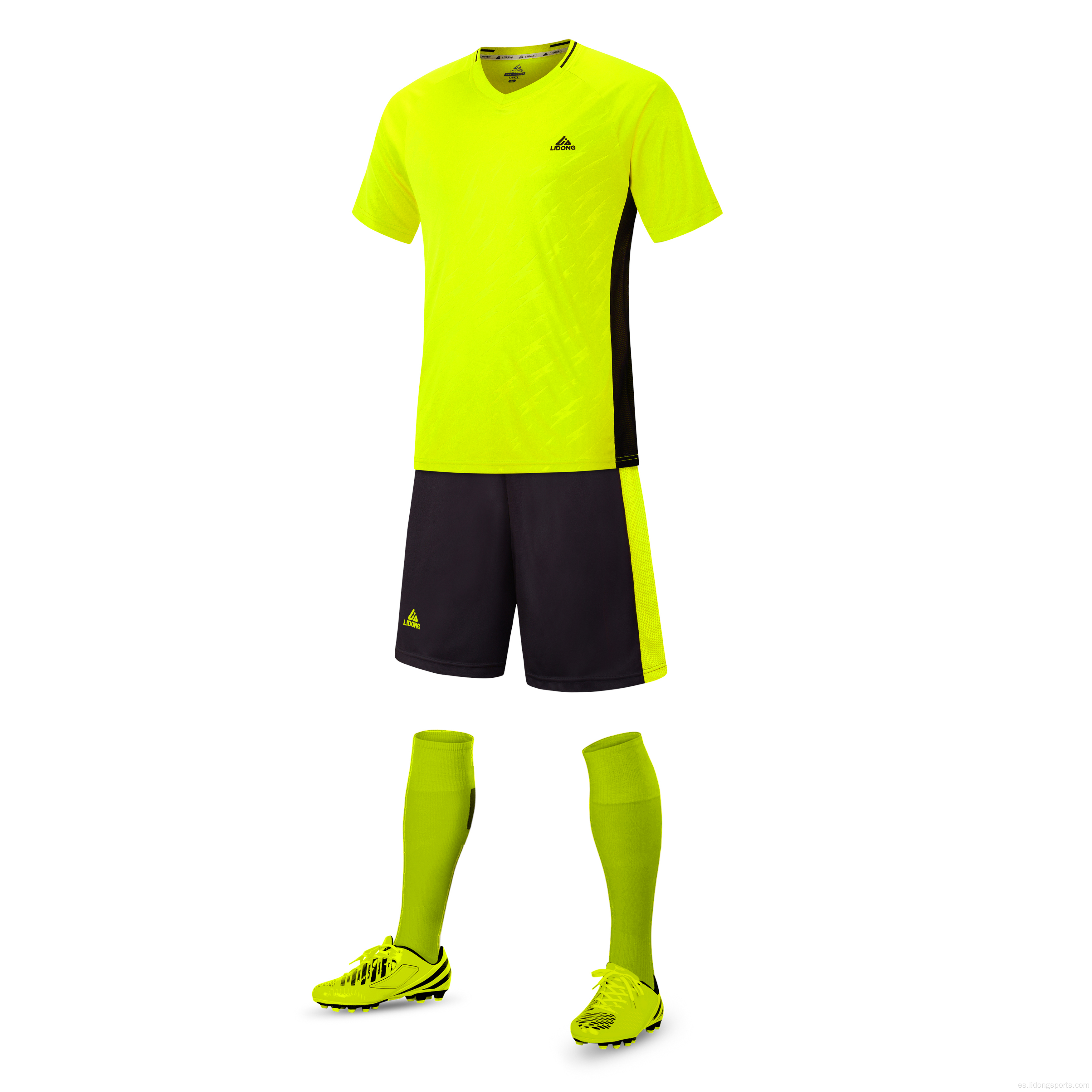 Diseño de camiseta de fútbol de fútbol de fútbol uniforme