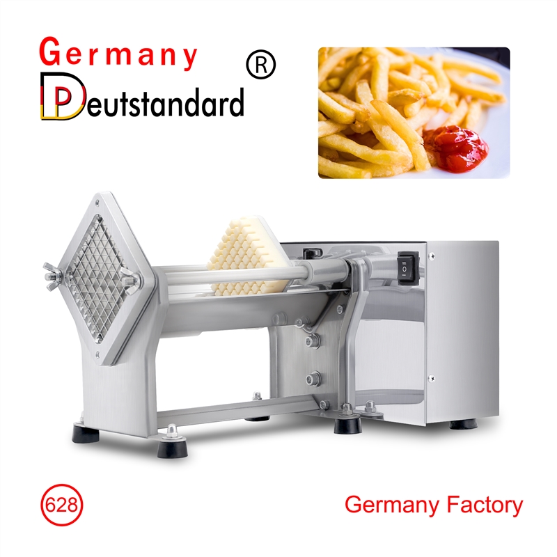 Electric French Fries Cutter Potato Chips Carrots Veggie Stick Strip Cutting Machine