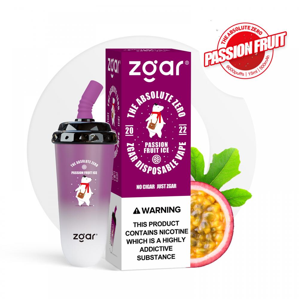 Zgar Hot Selling 6000 Puffs يمكن التخلص منها vape