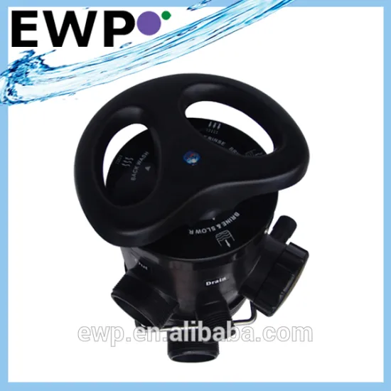 High pressure valve for water softener