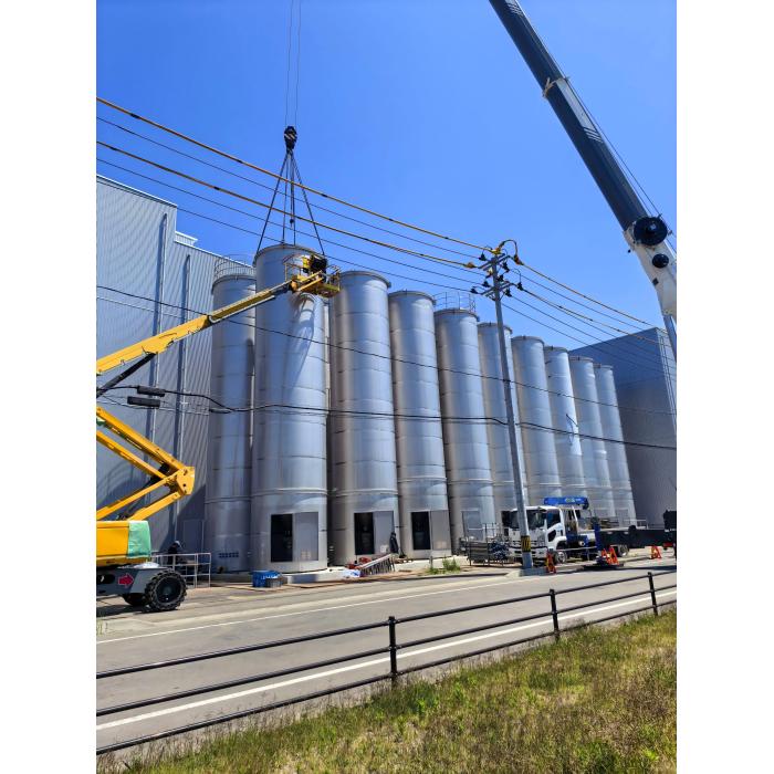 Silo Penyimpanan Volume Besar Untuk Penyimpanan Pelet