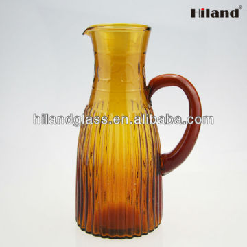 Hot sale promotional colored glass juice jar