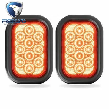 5\" x 3\" Red 10 LED Trailer Tail Truck Stop Brake Turn Light