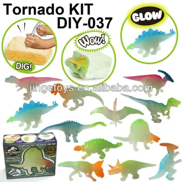 plastic dinosaur diy toy