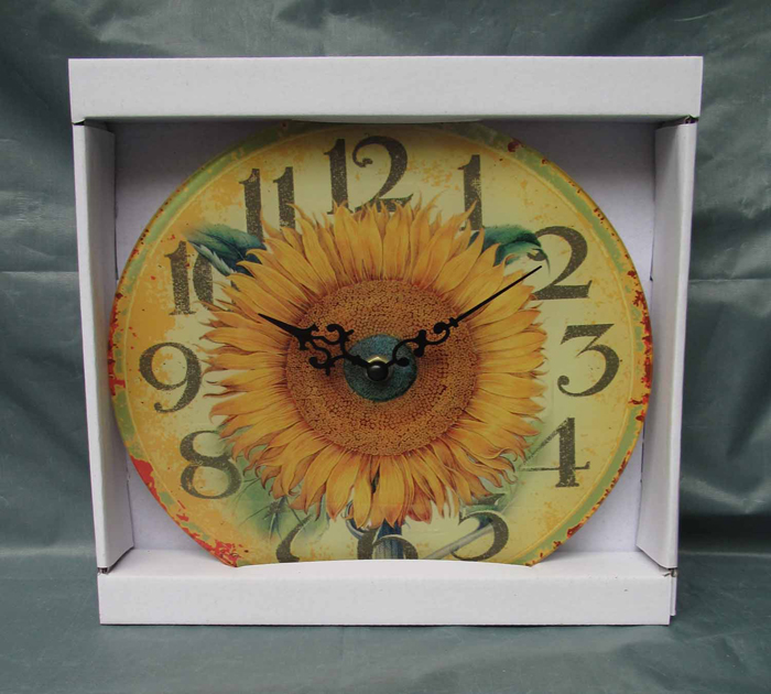 Rural Glass Bedroom Gift Clock