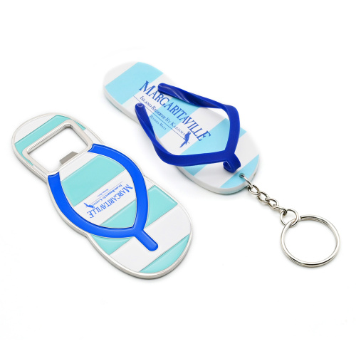 Metal Key Rings Beer Bottle Opener Custom Shape