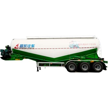 Bohai Brand Diesel Engine & Weichai Brand Generator Bulk Cement V-shape Tank Trailer with Air Compressor