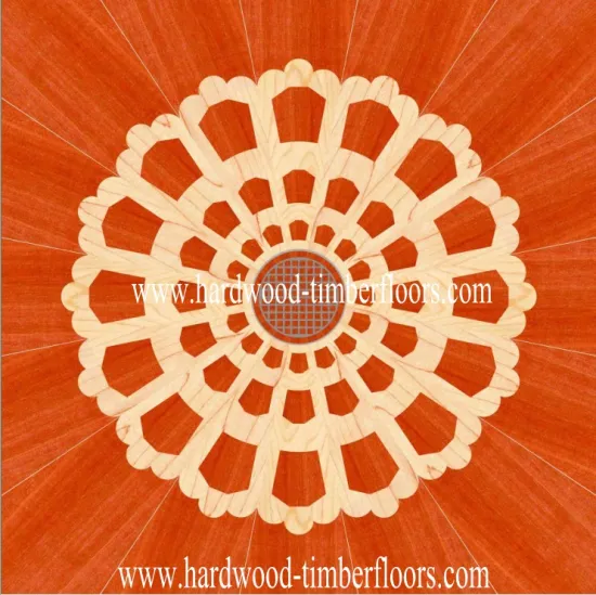 Maple Flower Art Parquet Flooring Tile