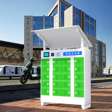 20 Slots Electric Vehicle Charging Cabinet with Canopy