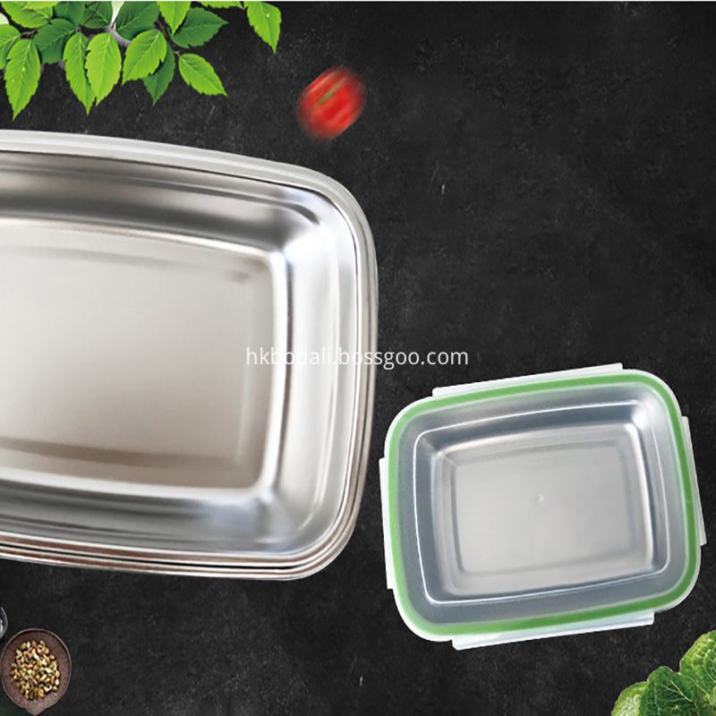 Stainless Steel Sealed Lunch Box With Lid