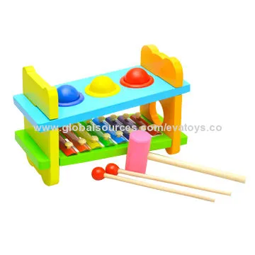 Hot Sale Wooden Knock Xylophone Toy for Kids, Measures 14.5*11*16cm