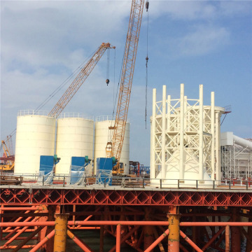 Silo de cemento de planta de mezcla de hormigón estacionario