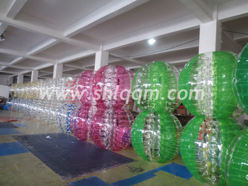 Different Designs Inflatable bubble football for sale