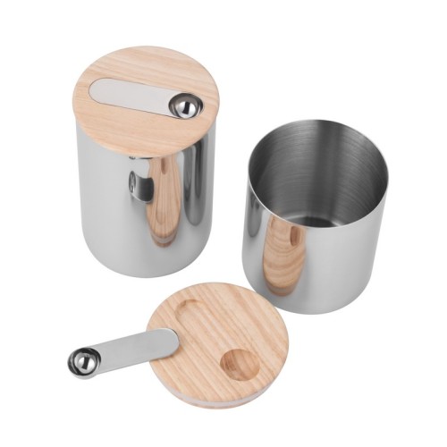 Tea Coffee Sugar Stainless Steel Storage Set