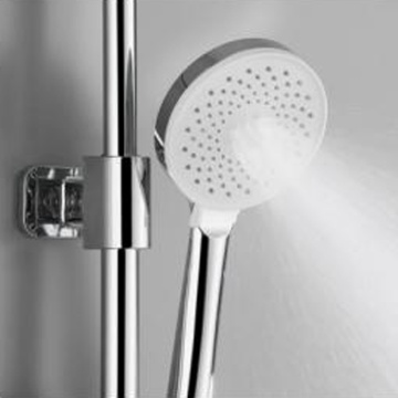 Chrome Polished Rainfall round shower system