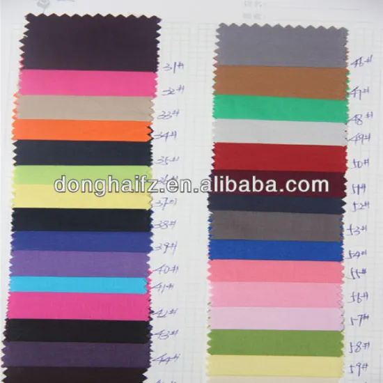 Poly Cotton fabric waterproof fabric 45*45/96*72