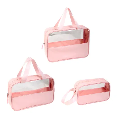 Wholesale High-Appearance Light Luxury Transparent Makeup Bag
