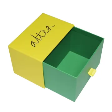 Green Drawer Paper Box Packaging