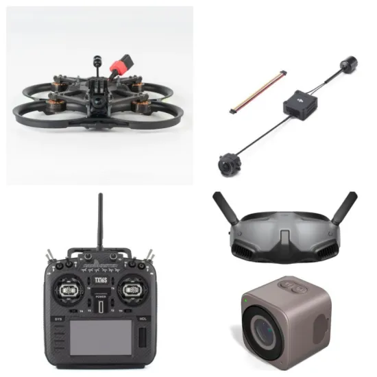 3-inch Pro Cinewhoop FPV Drone with Digital O3 Version: DIY Mini Cinewhoop Freestyle Drone Kit