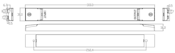 30W slim Constant Voltage Led Driver