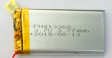 3.7 Volt 1000mAh Single Cell Battery Pack (LP3X6T4)