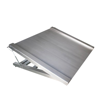 Escala de plataforma lavable de acero inoxidable 304