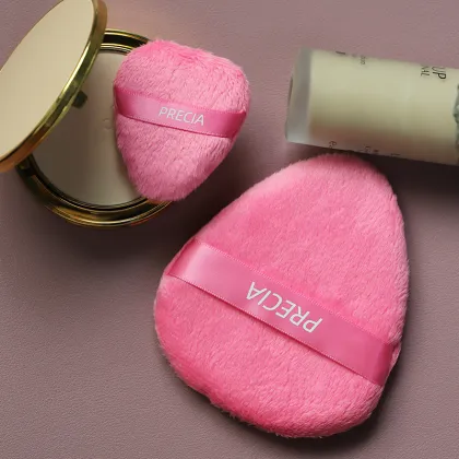 Pinkz Pink Drop Shape Powder Puff