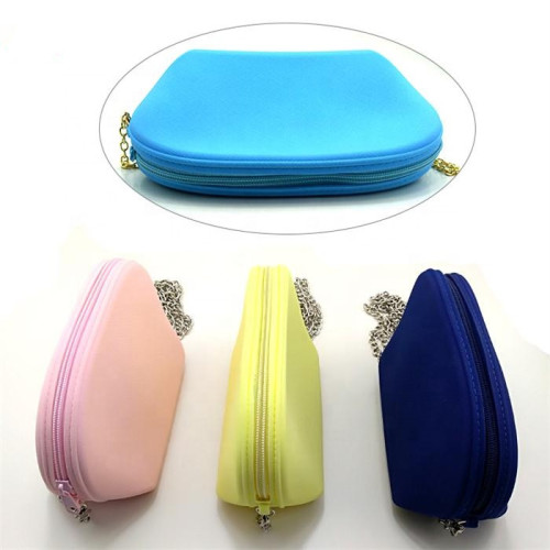 Fashion Silicone Bag Ladies Hand Bag Casual Silicone Cosmetic Bag Factory