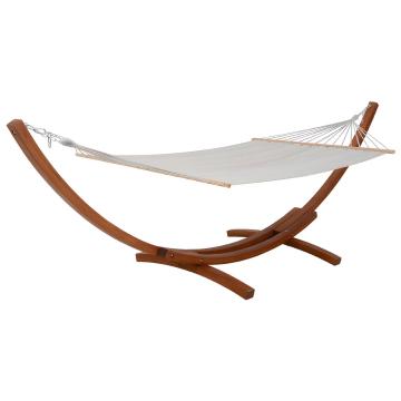 Large Swing Bed for Outdoor Pools: Wooden Frame Hammock for Gardens