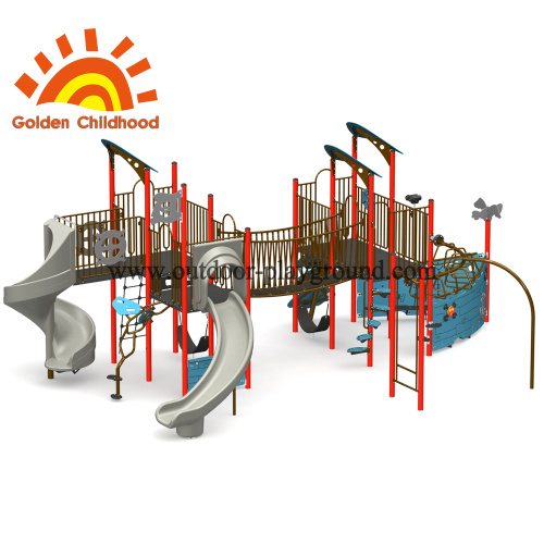 Priate Ship Outdoor Playground For Children