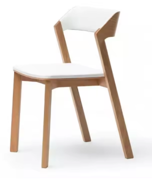 Elegant Solid Wood Upholstered Dining Chair