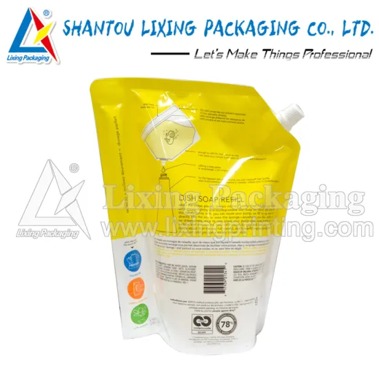 LIXING PACKAGING liquid packaging plastic bag packaging soap