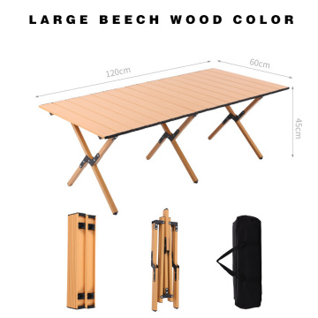 camping table and chairs