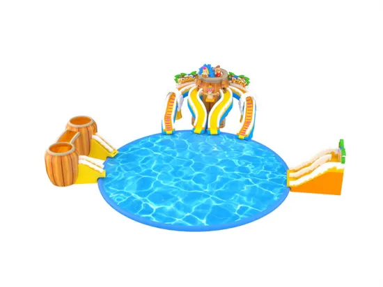 Indoor party kids lake inflatable water slides wholesale inflatable castle with pool and slide