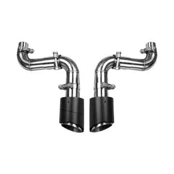 Car Exhaust Tips Two Carbon Fiber