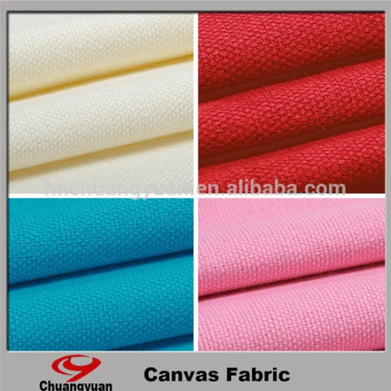 China Factory Best Quality Cottion Polyester Canvas Fabric Cover Wholesale