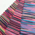 Polyester Spandex Space Dyed Knit Single Jersey Fabric